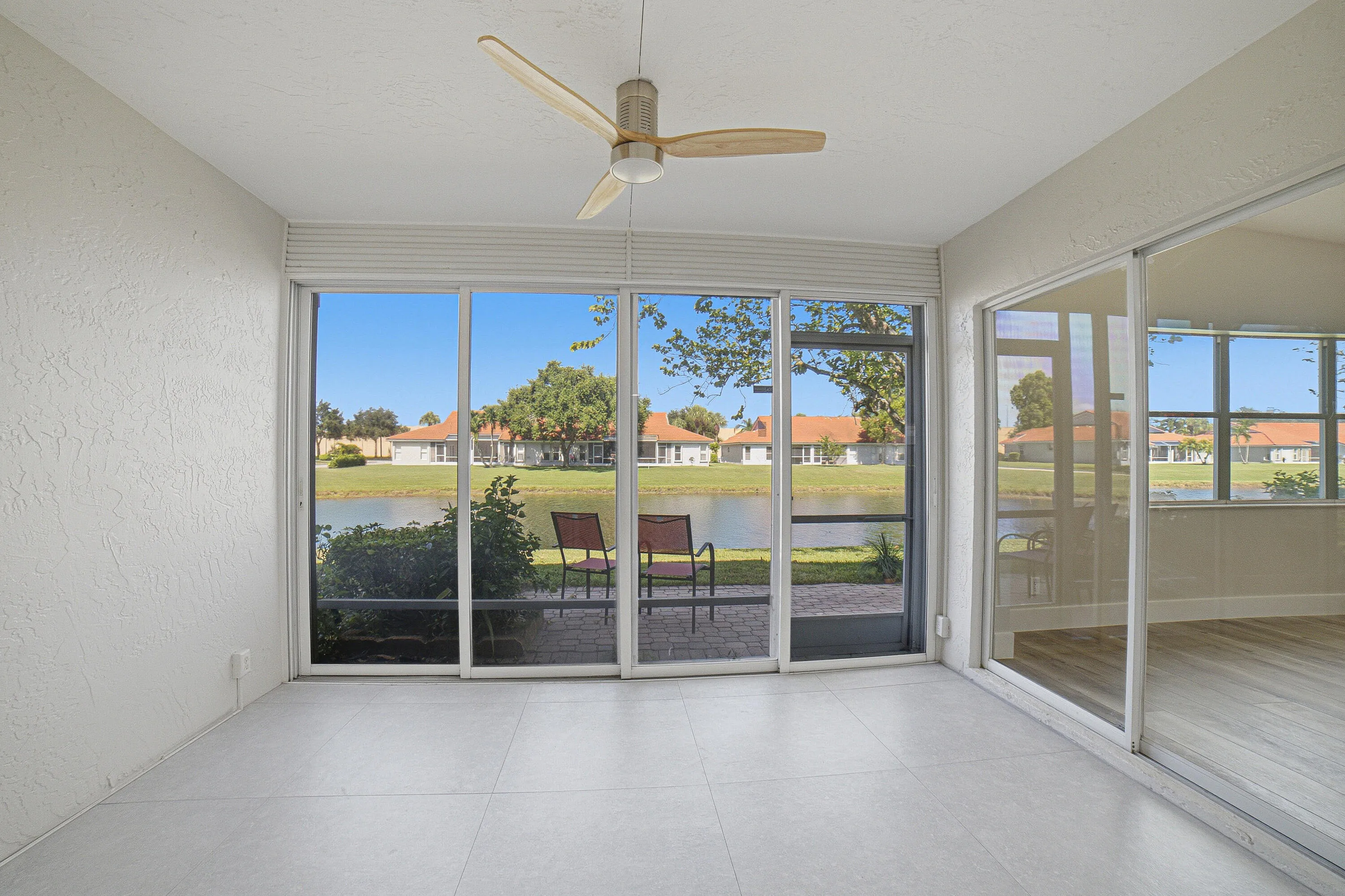 access from primary BR and kitchen