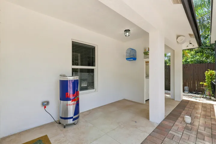 rear porch