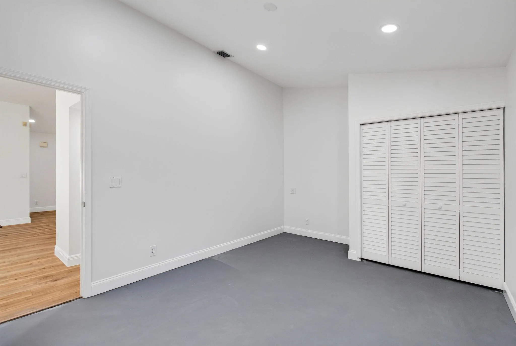 with Large Closet with Custom Organizers