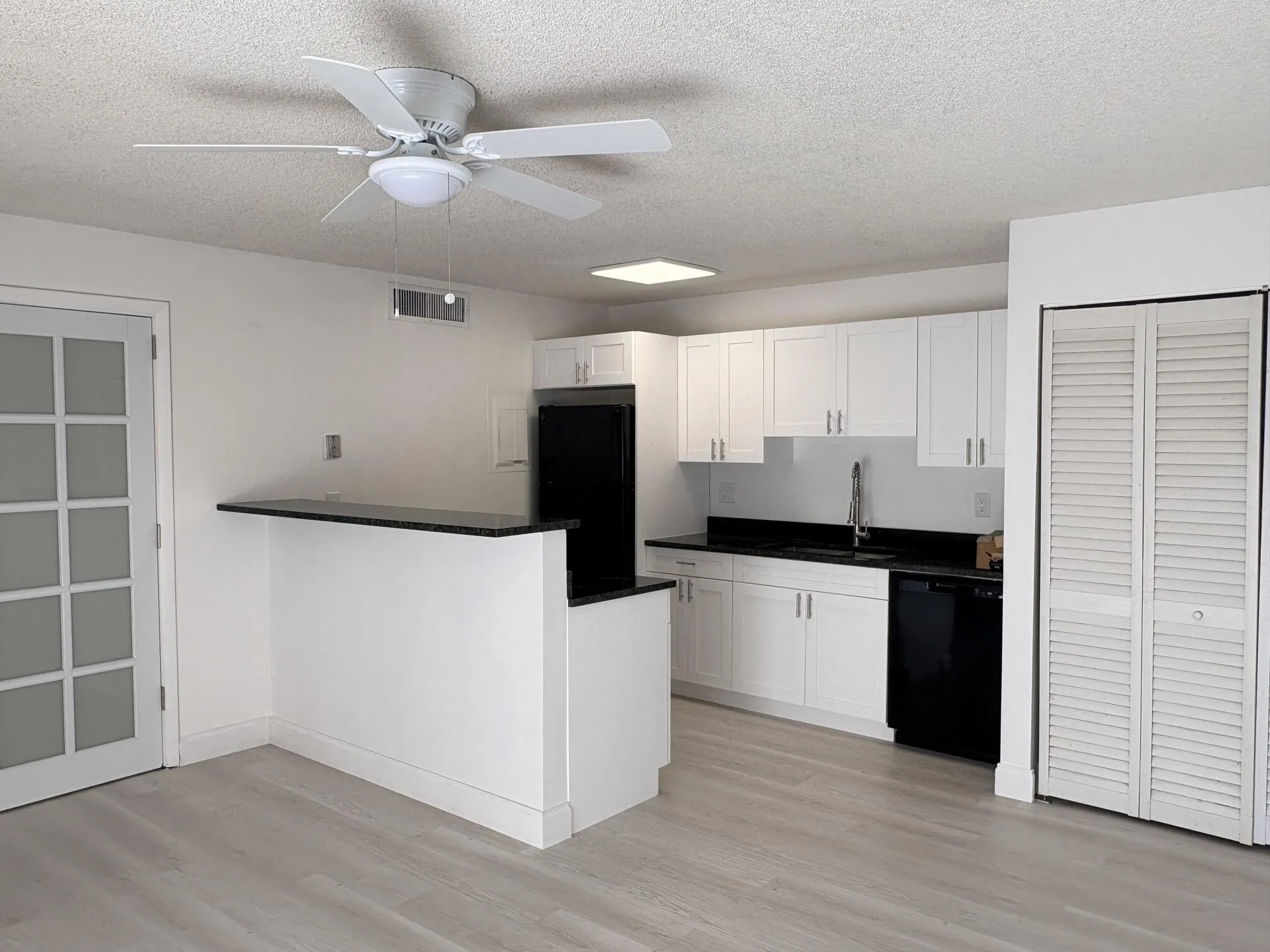 COMBO LAUNDRY ROOM, LIVING/DINING/KITCHEN