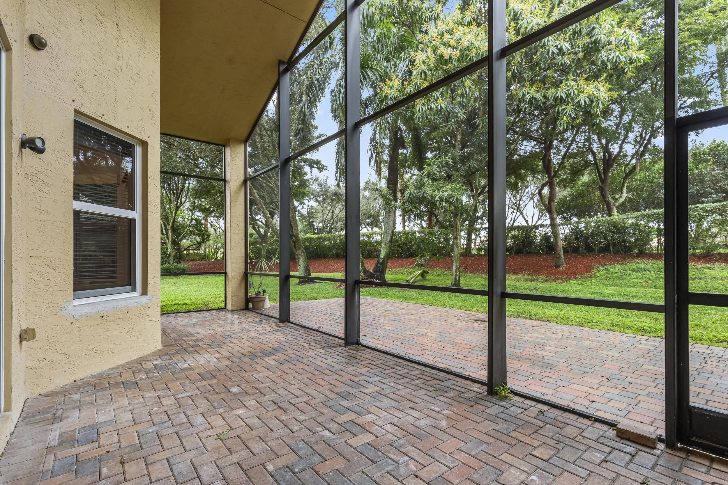 Screened in patio