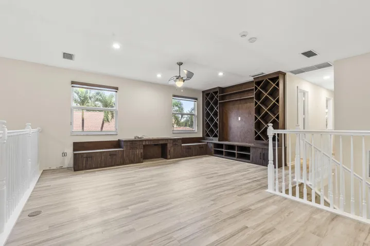 2nd story Loft with built ins