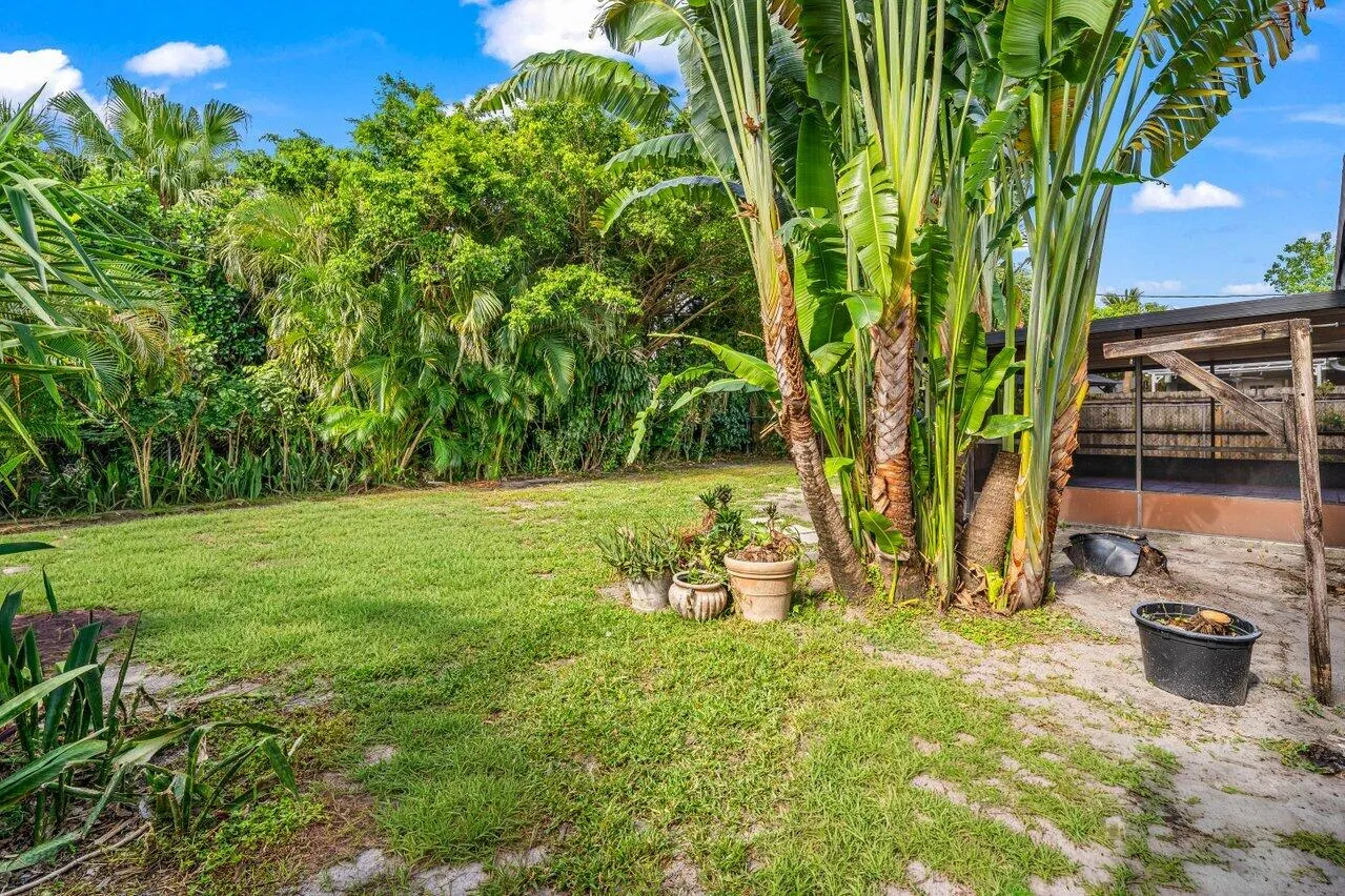 Fenced Yard