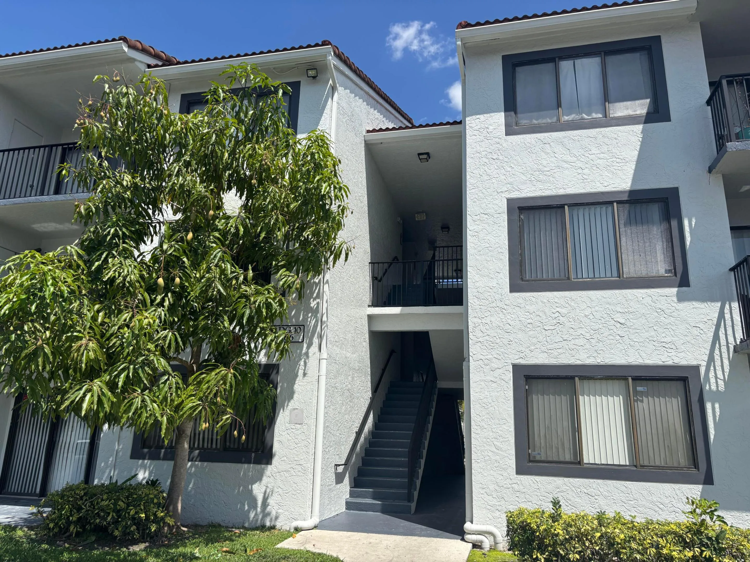 Ground floor unit on left