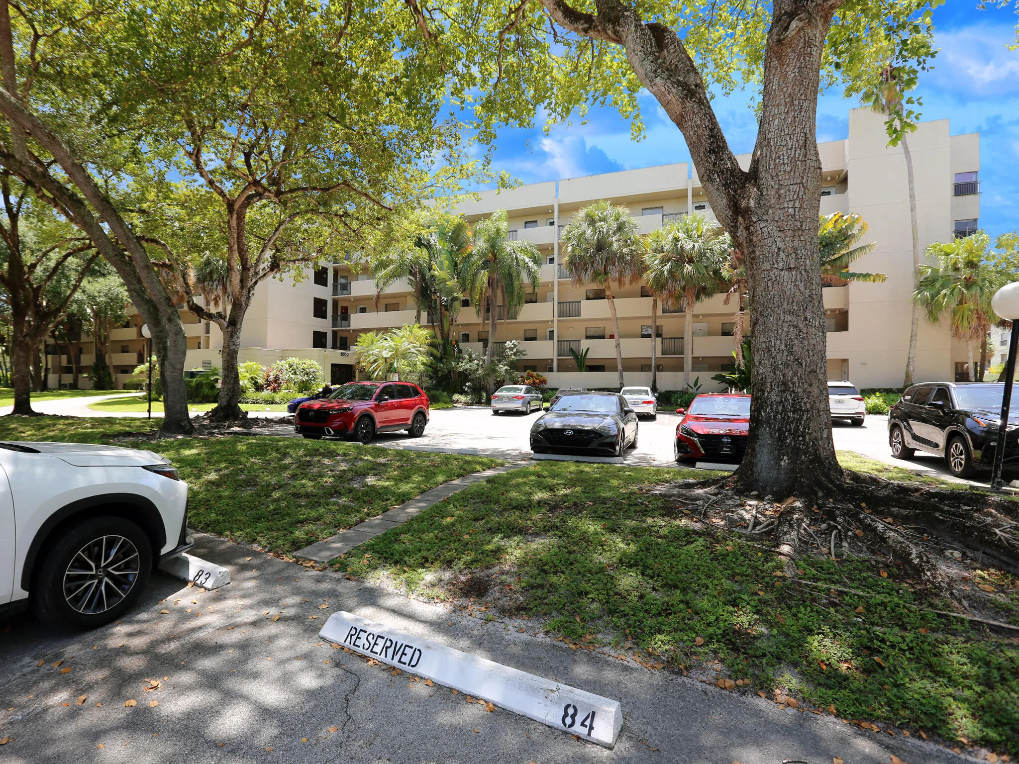 Assigned Parking spot 84