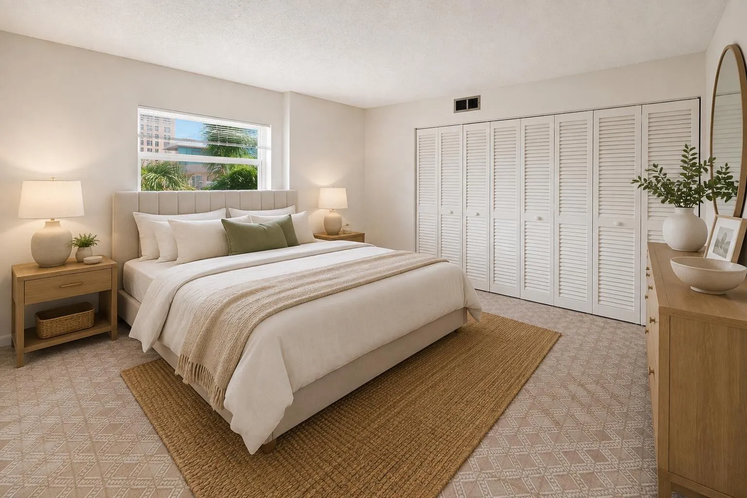 Virtually Staged Image. Furniture and décor shown are digitally generated for visualization purposes only.