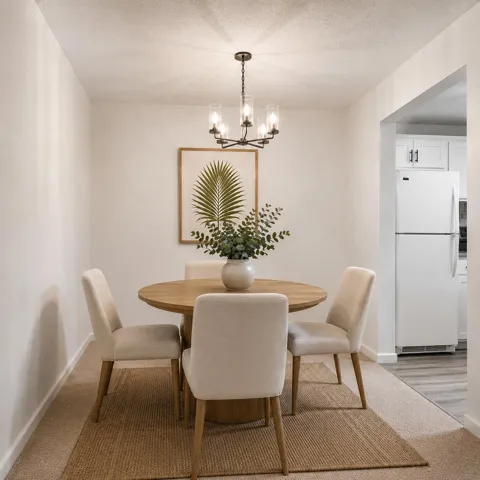 Virtually Staged Image. Furniture and décor shown are digitally generated for visualization purposes only.