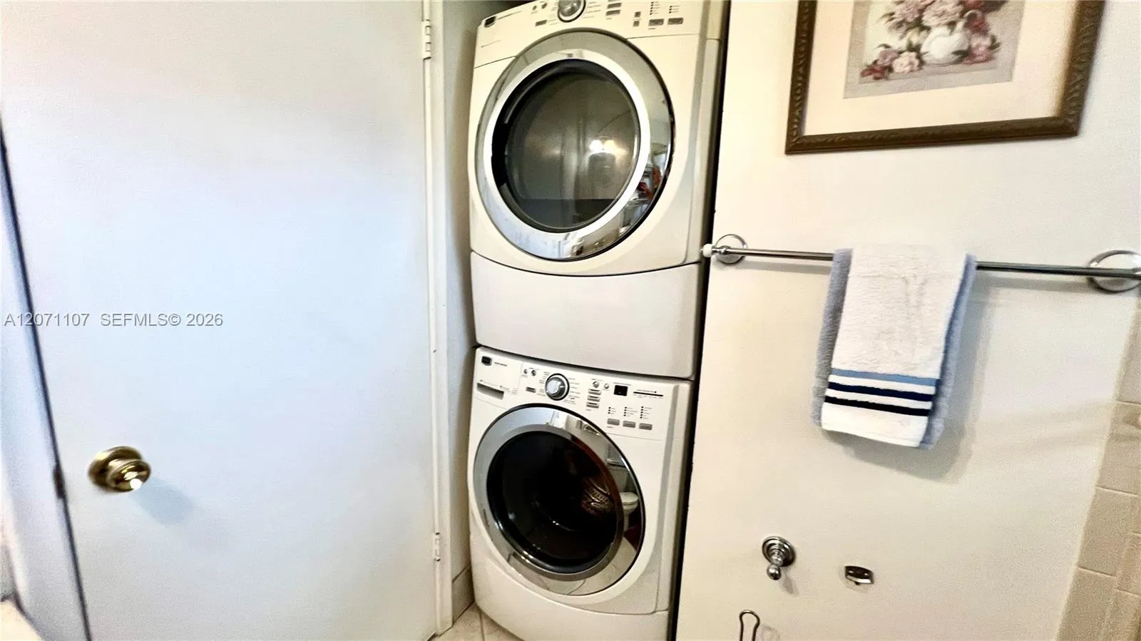Laundry in Hall Bathroom
