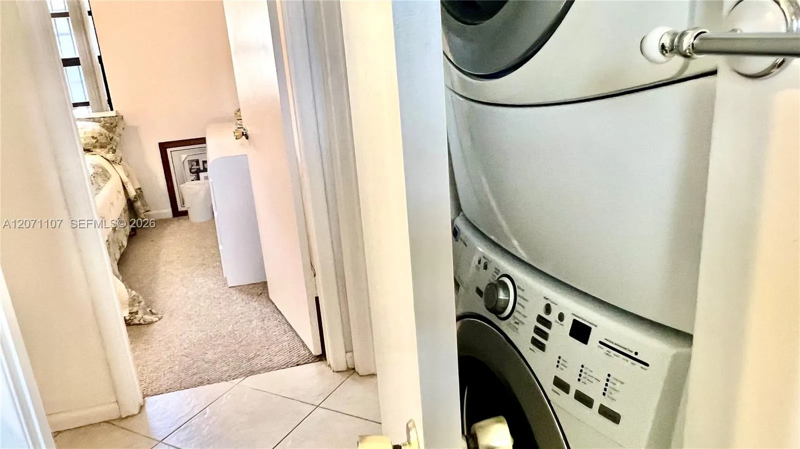 Laundry in Hall Bathroom