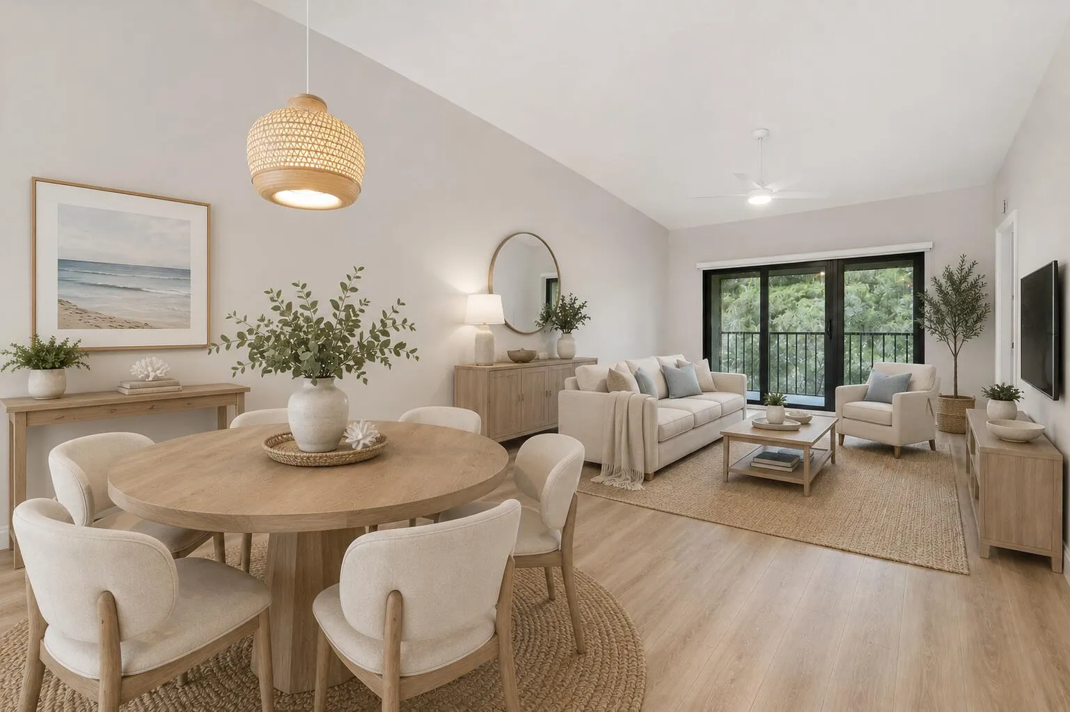 Living Dining - virtually staged