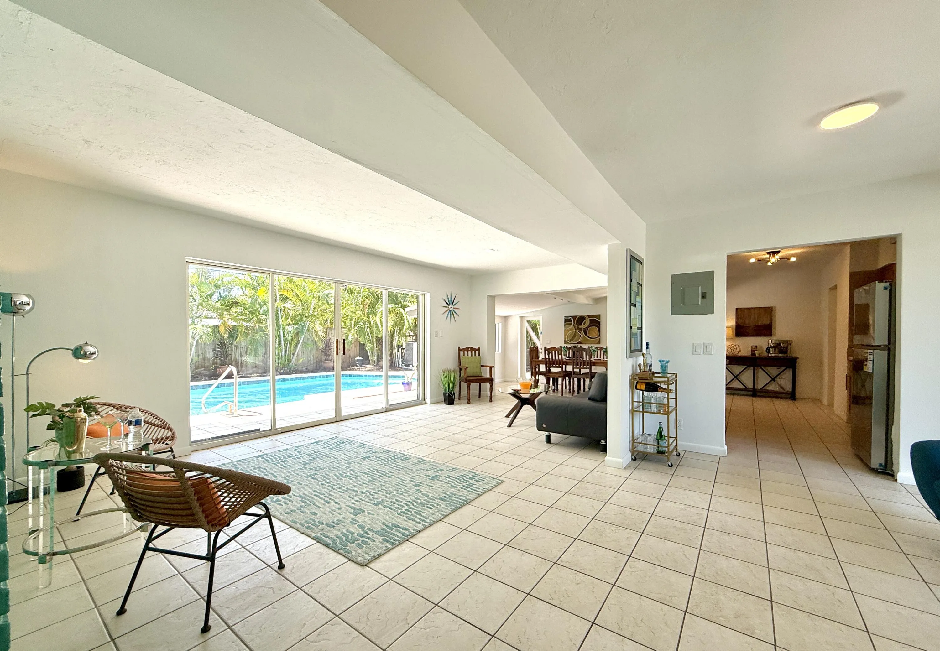 Spacious interior
