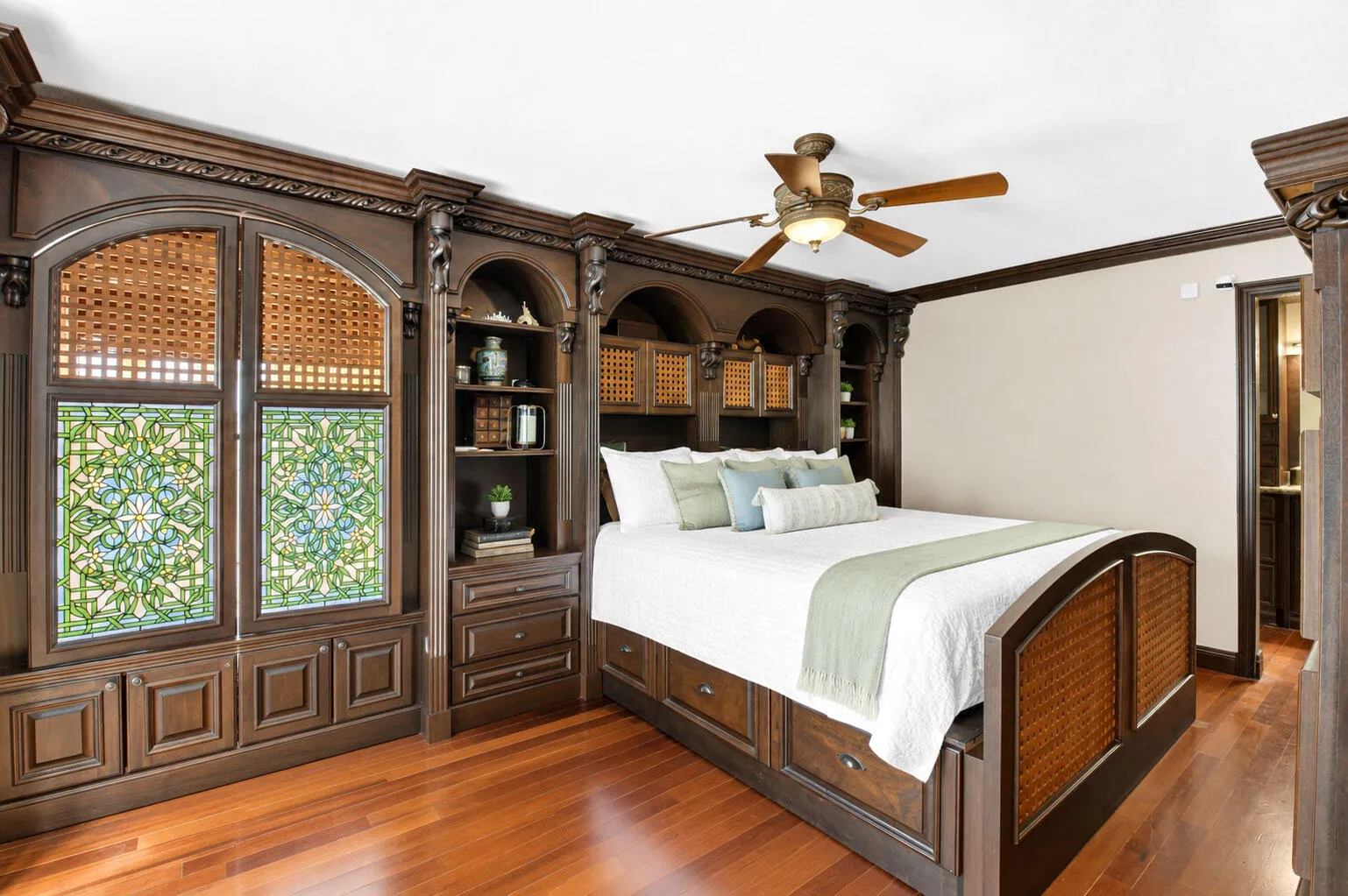 Fall in love in your oversized primary suite featuring true hardwood flooring.