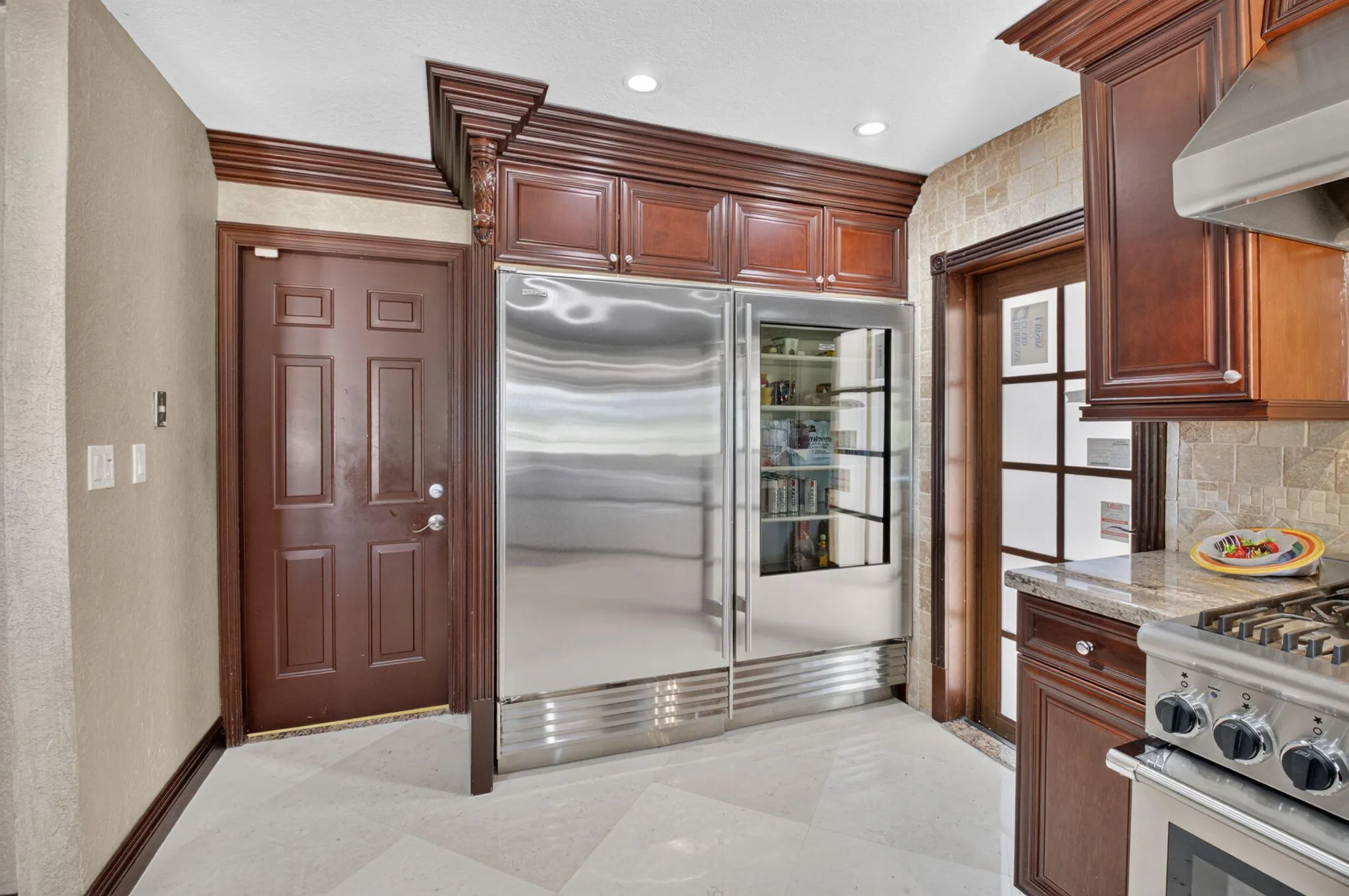 SUB ZERO refrigerator and freezer.