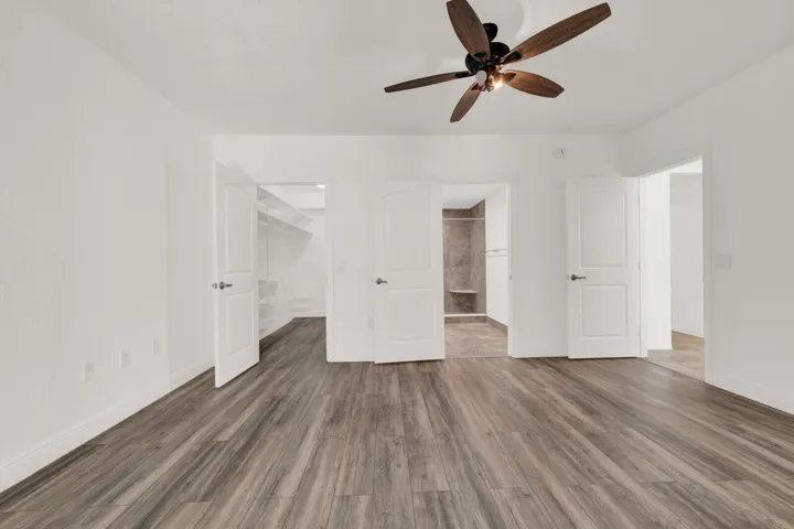 Principal suite with walk in closet and ensuite bathroom