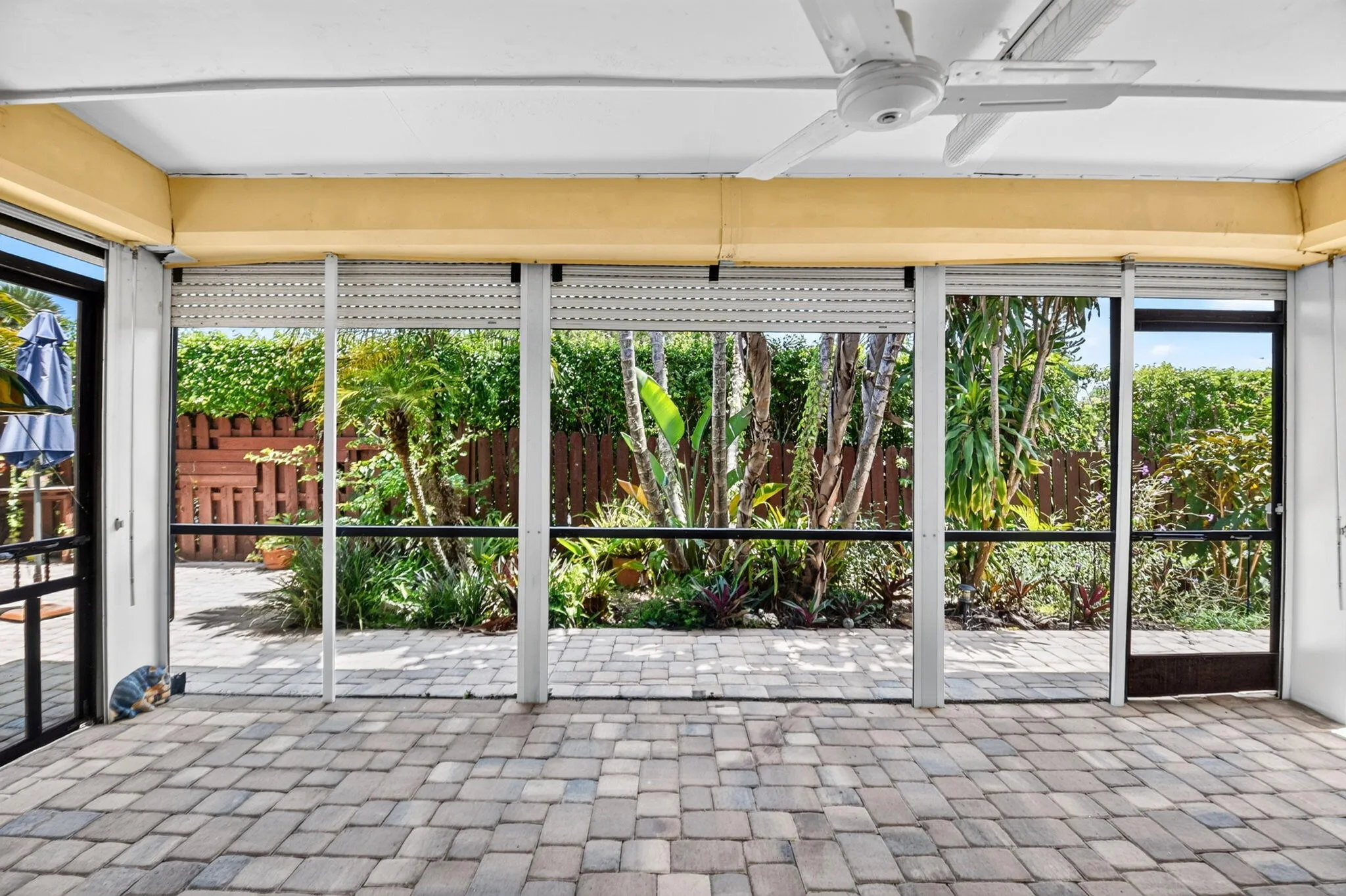 All pavers were powered washed inside and out.