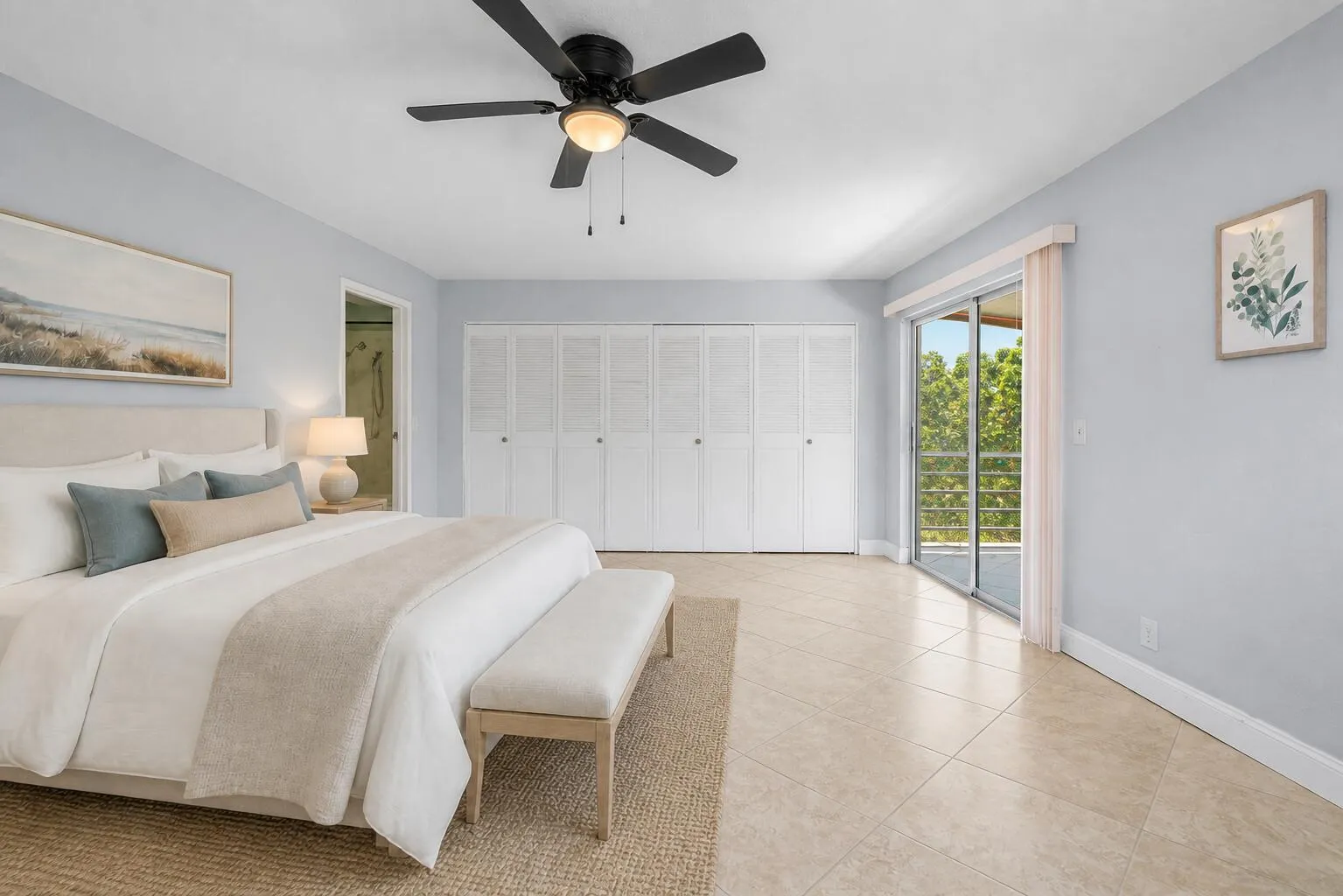 Staged Primary Bedroom