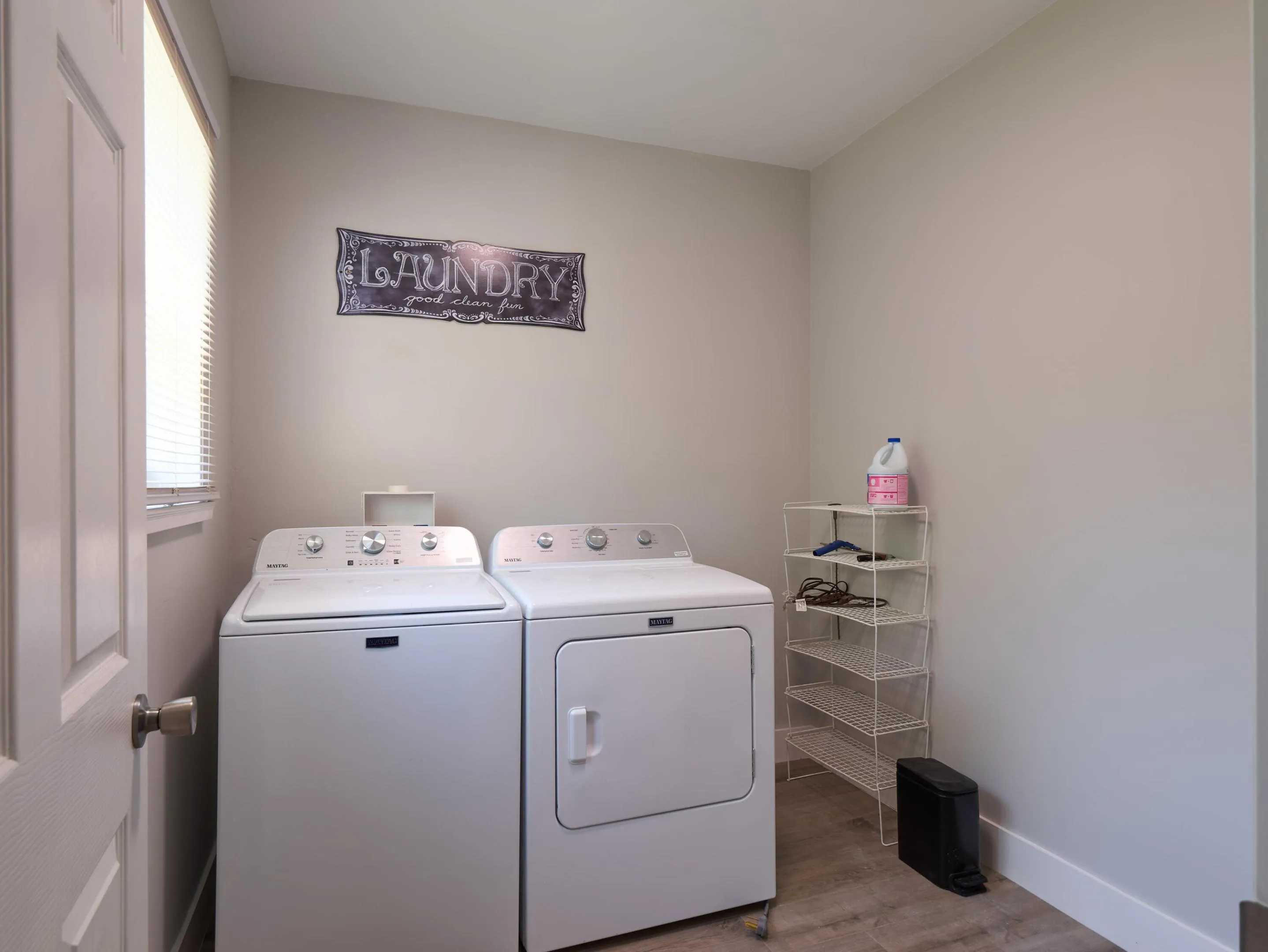 Huge Laundry in detached garage