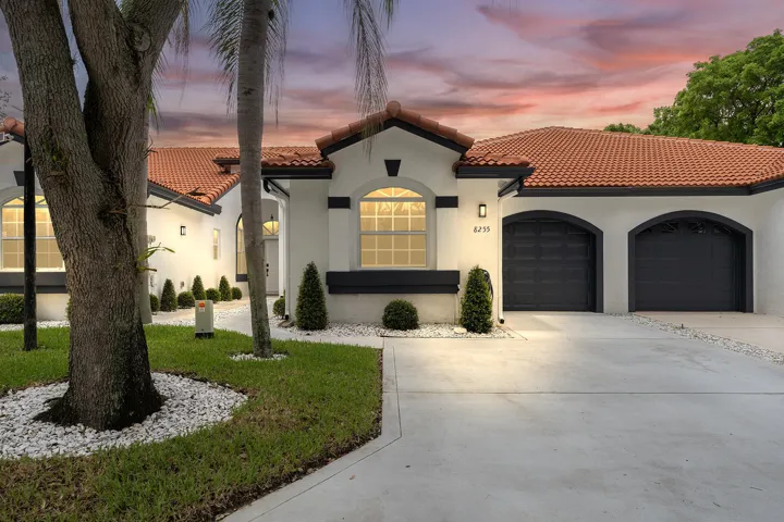 front of the house