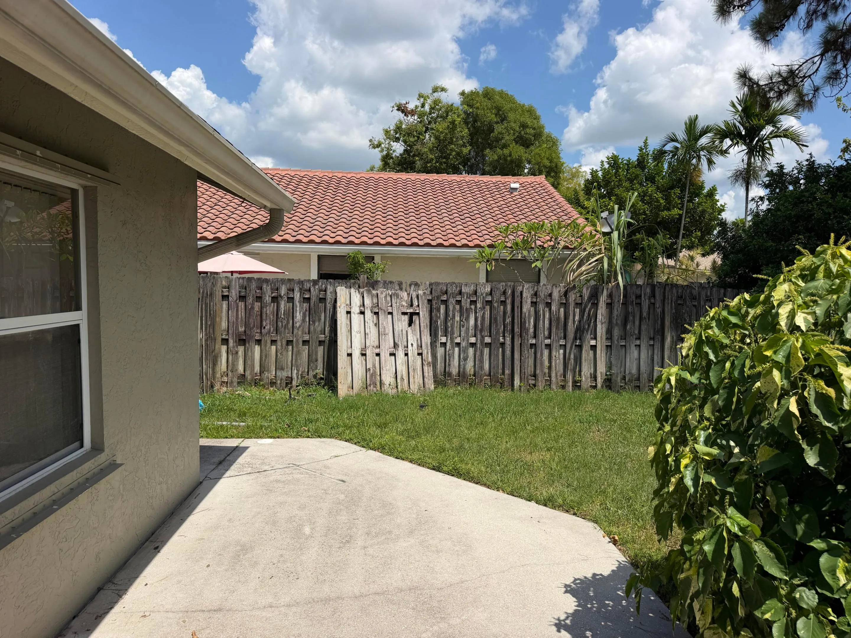 Rear yard