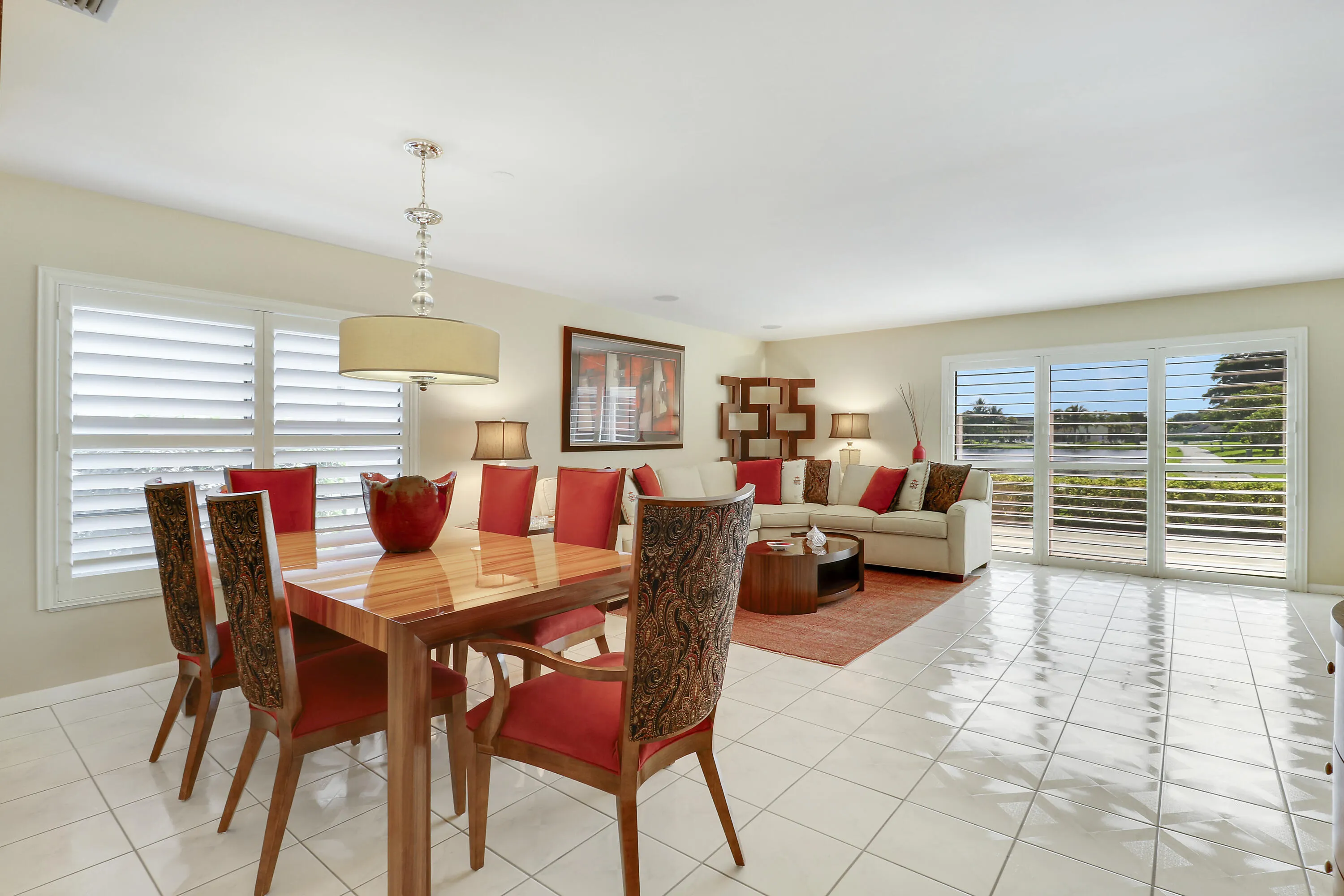 This home offers a spacious open floor plan.