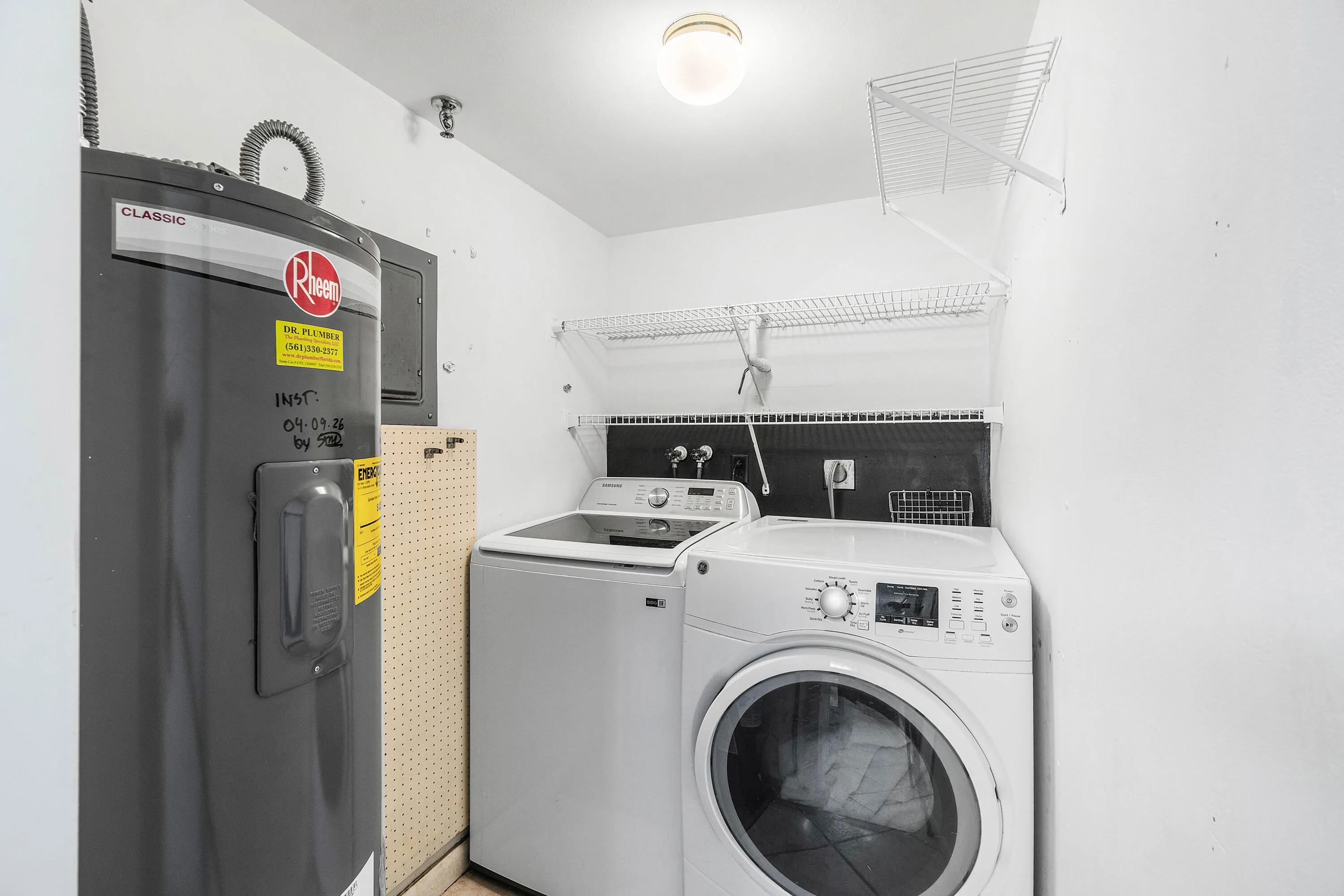 Washer and Dryer