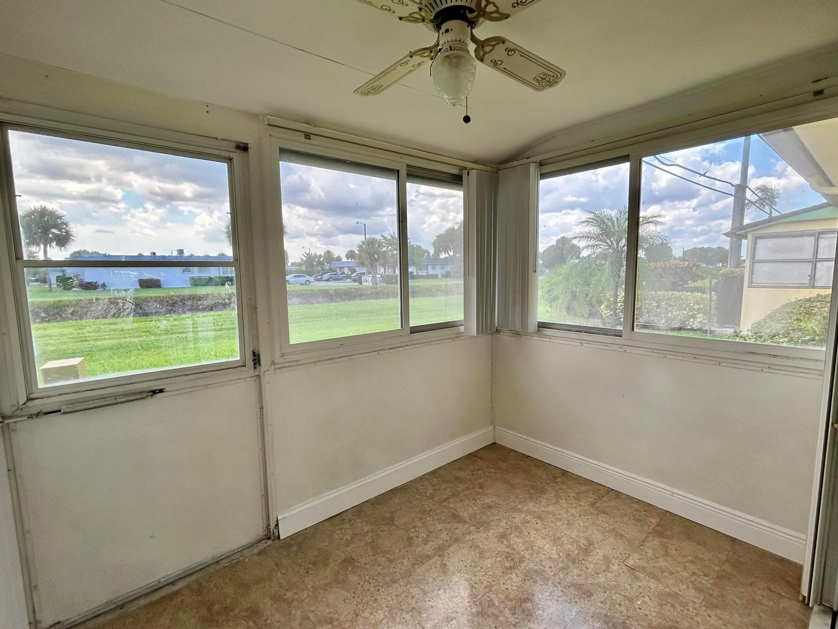 enclosed patio