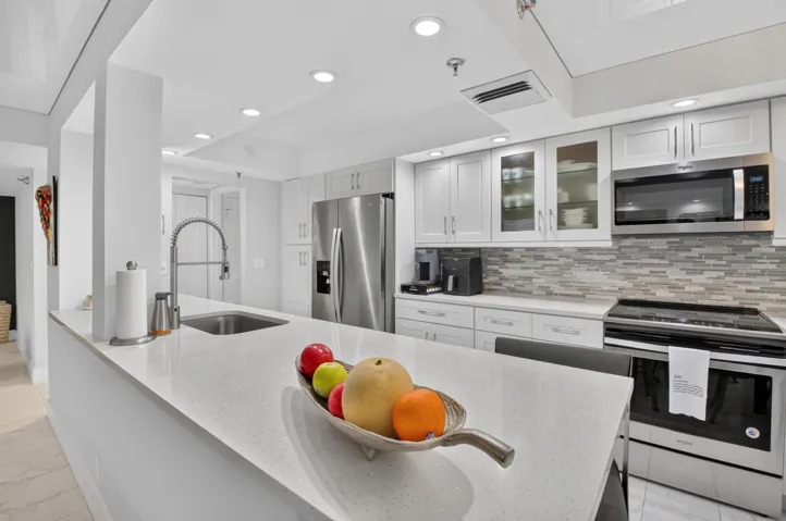 living room to kitchen