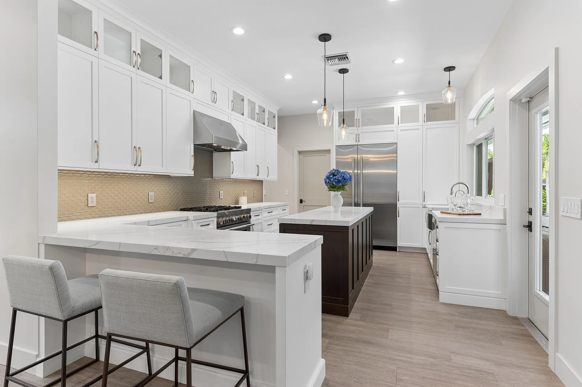 Large open kitchen