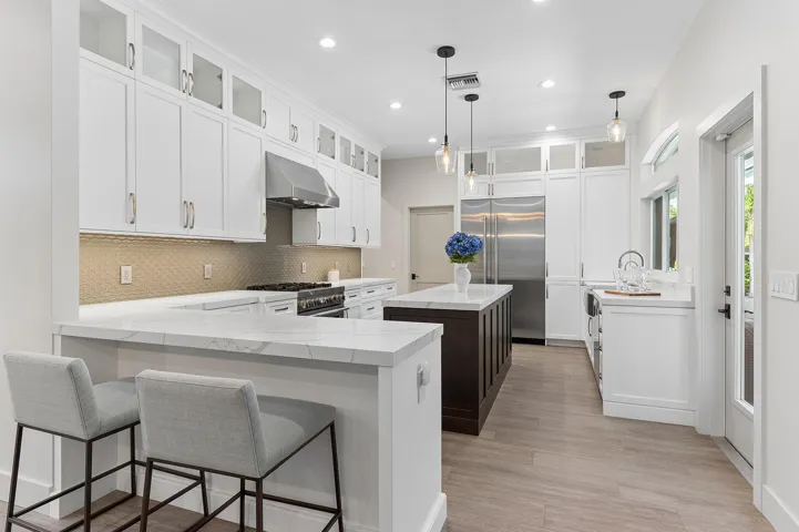 Large open kitchen