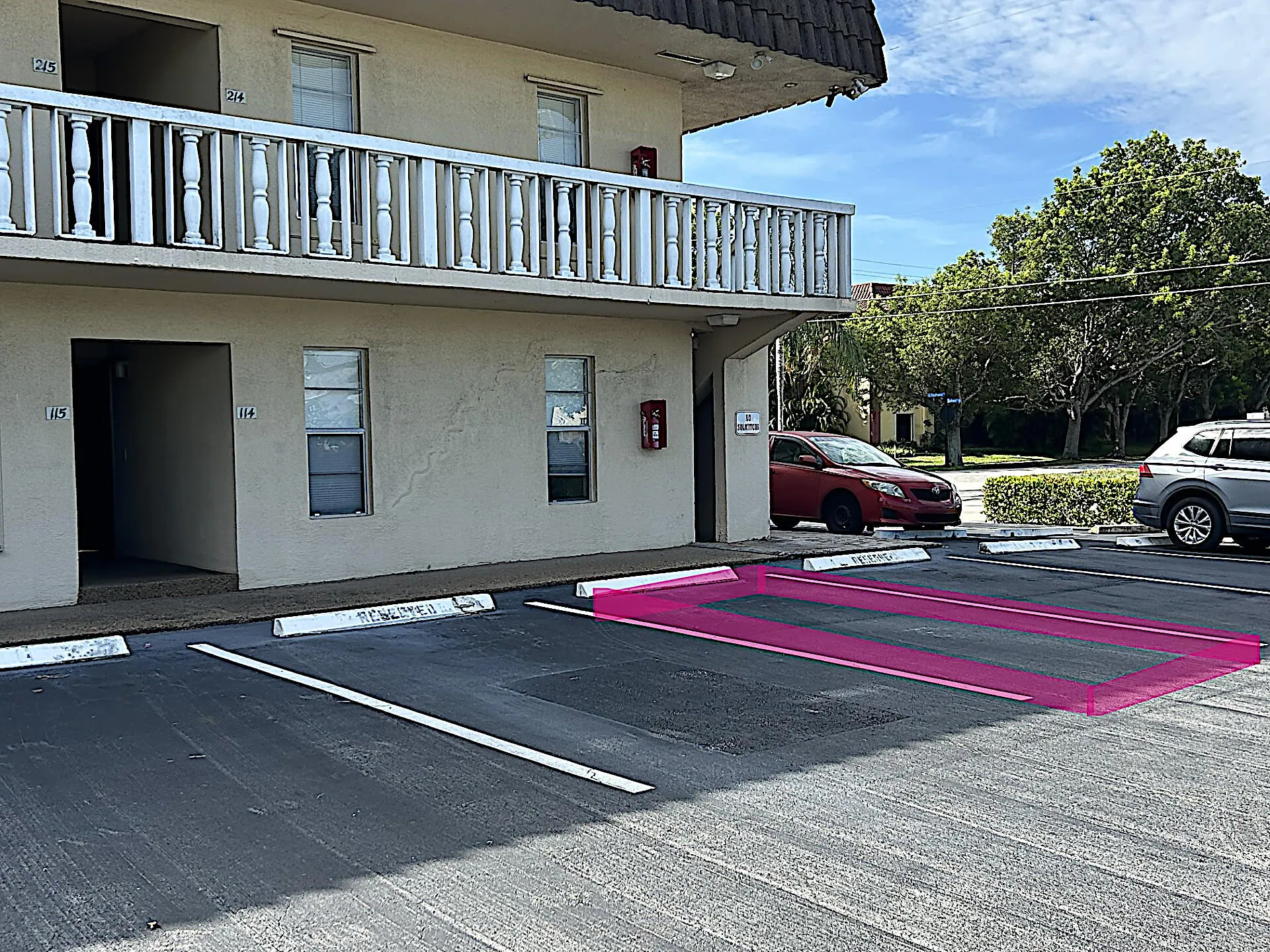 Designated Parking Spot