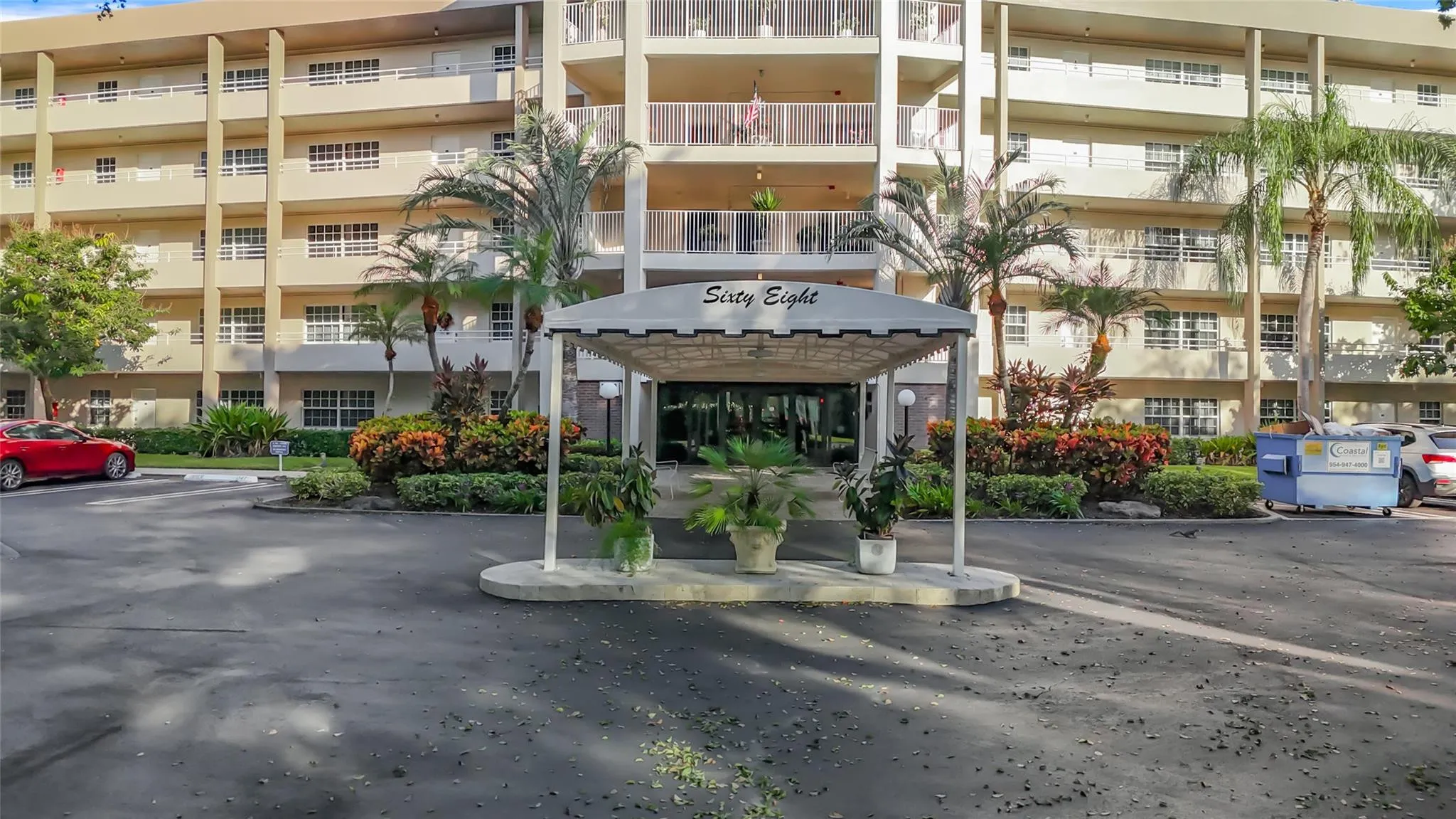 Front of building