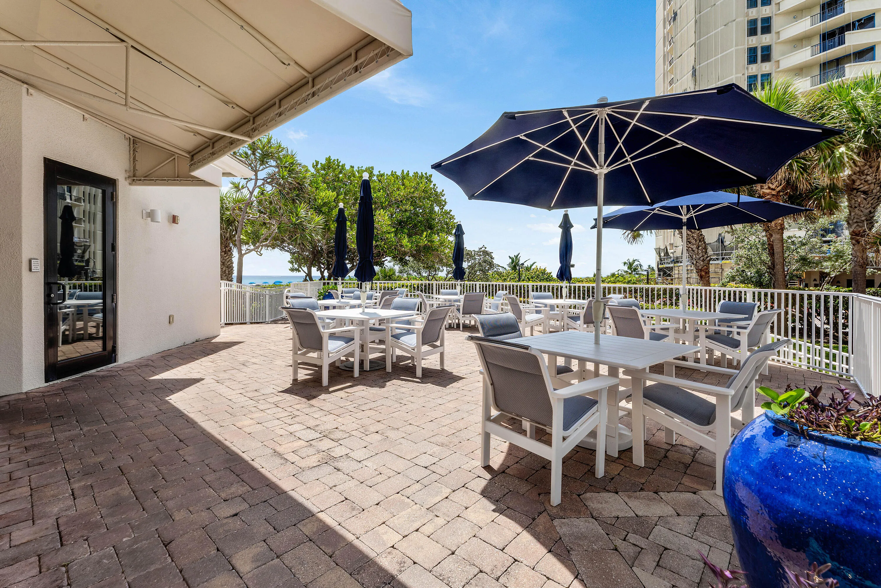 Another restaurant perspective showcases Tiara's elevated dining setting and broad water outlooks.