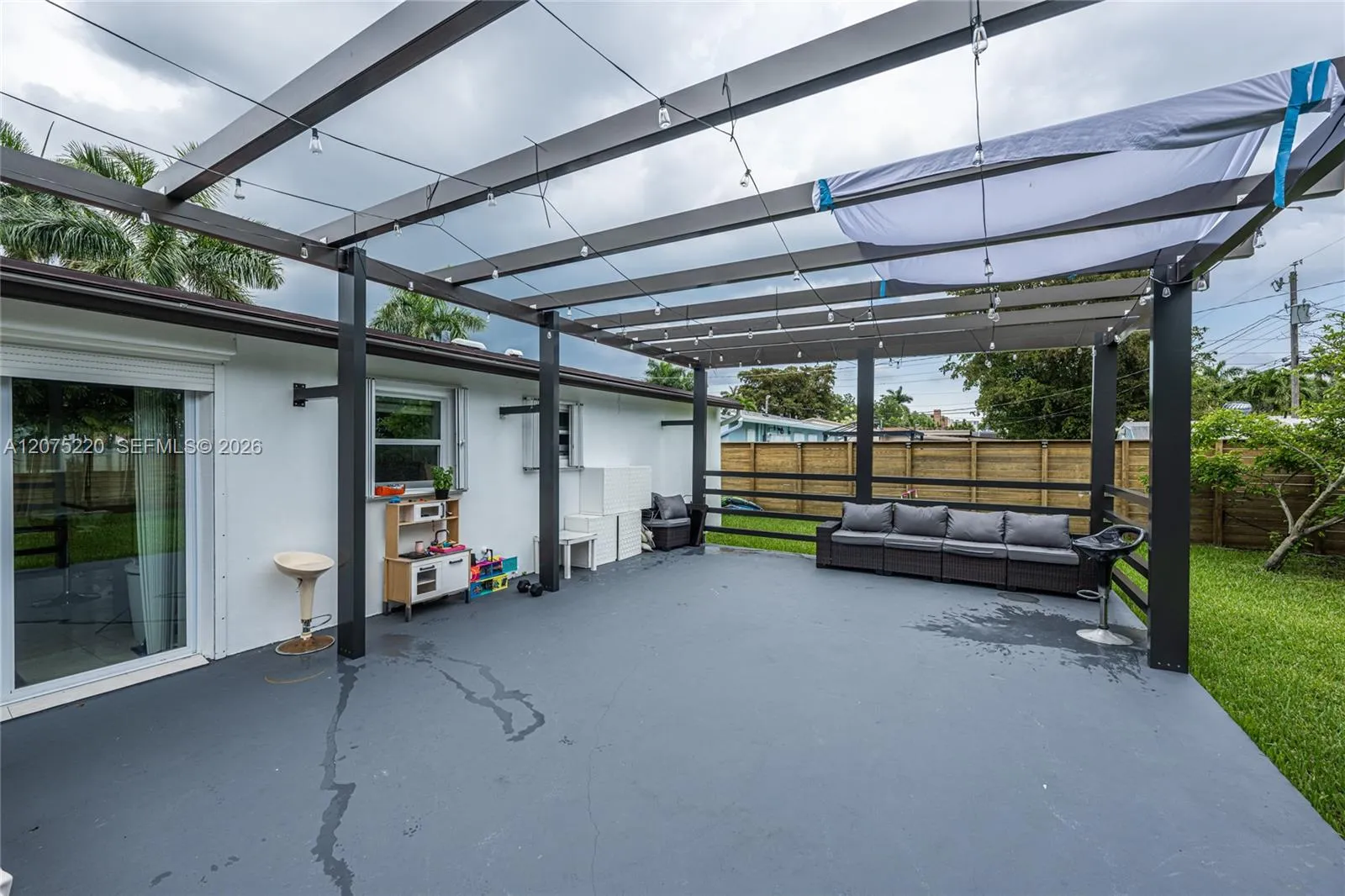 Covered Back Yard Patio