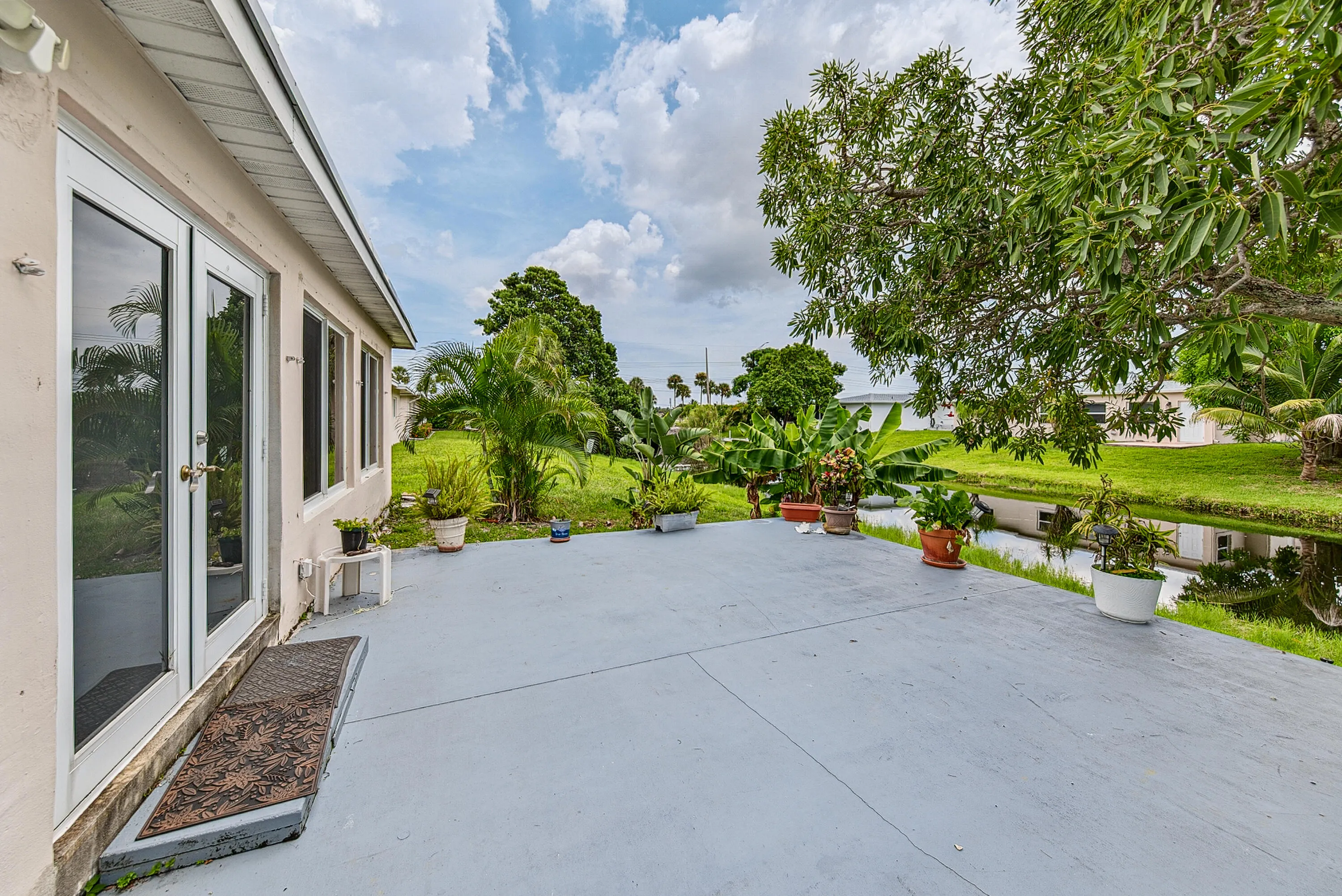 Back patio