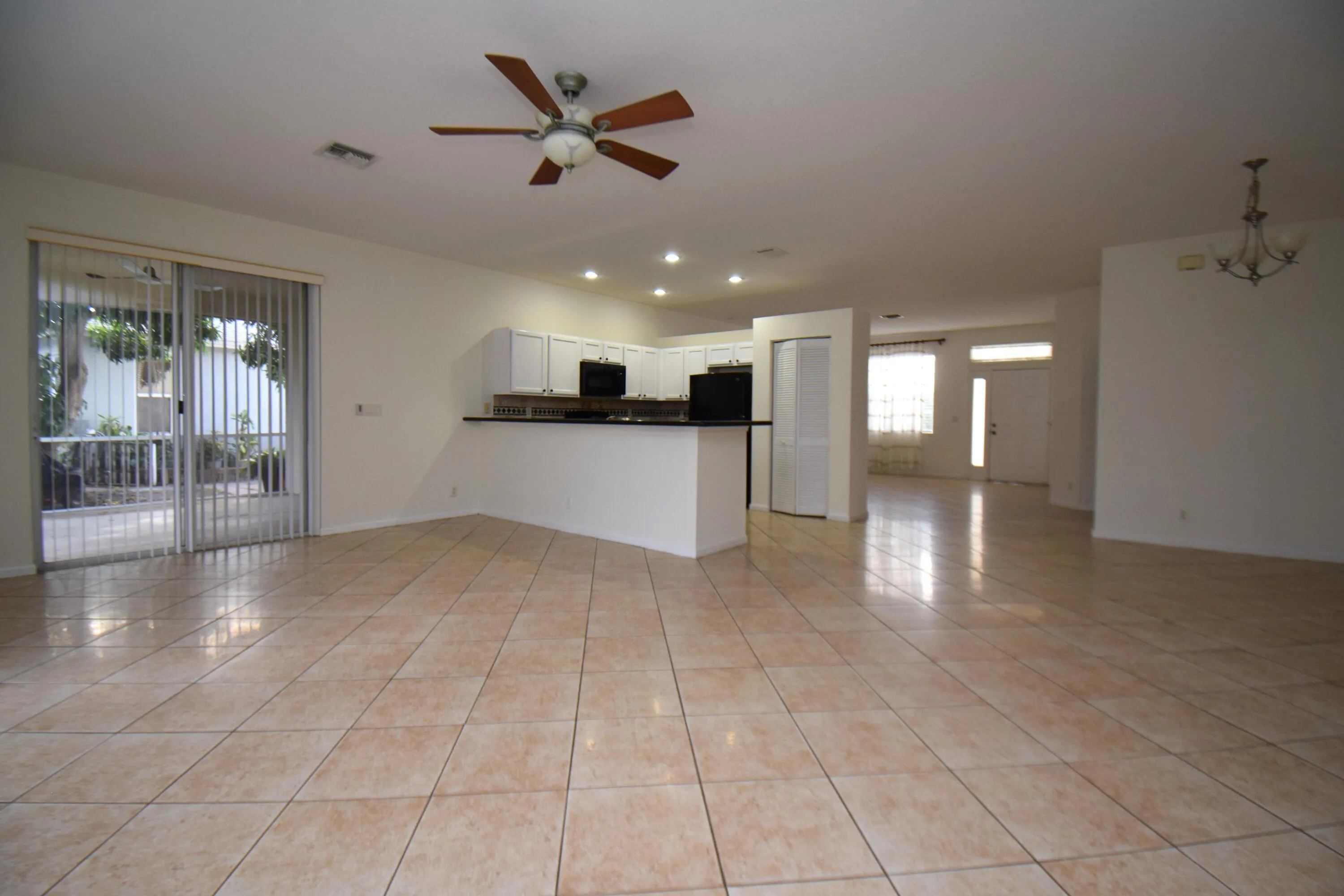 Family room kitchen area