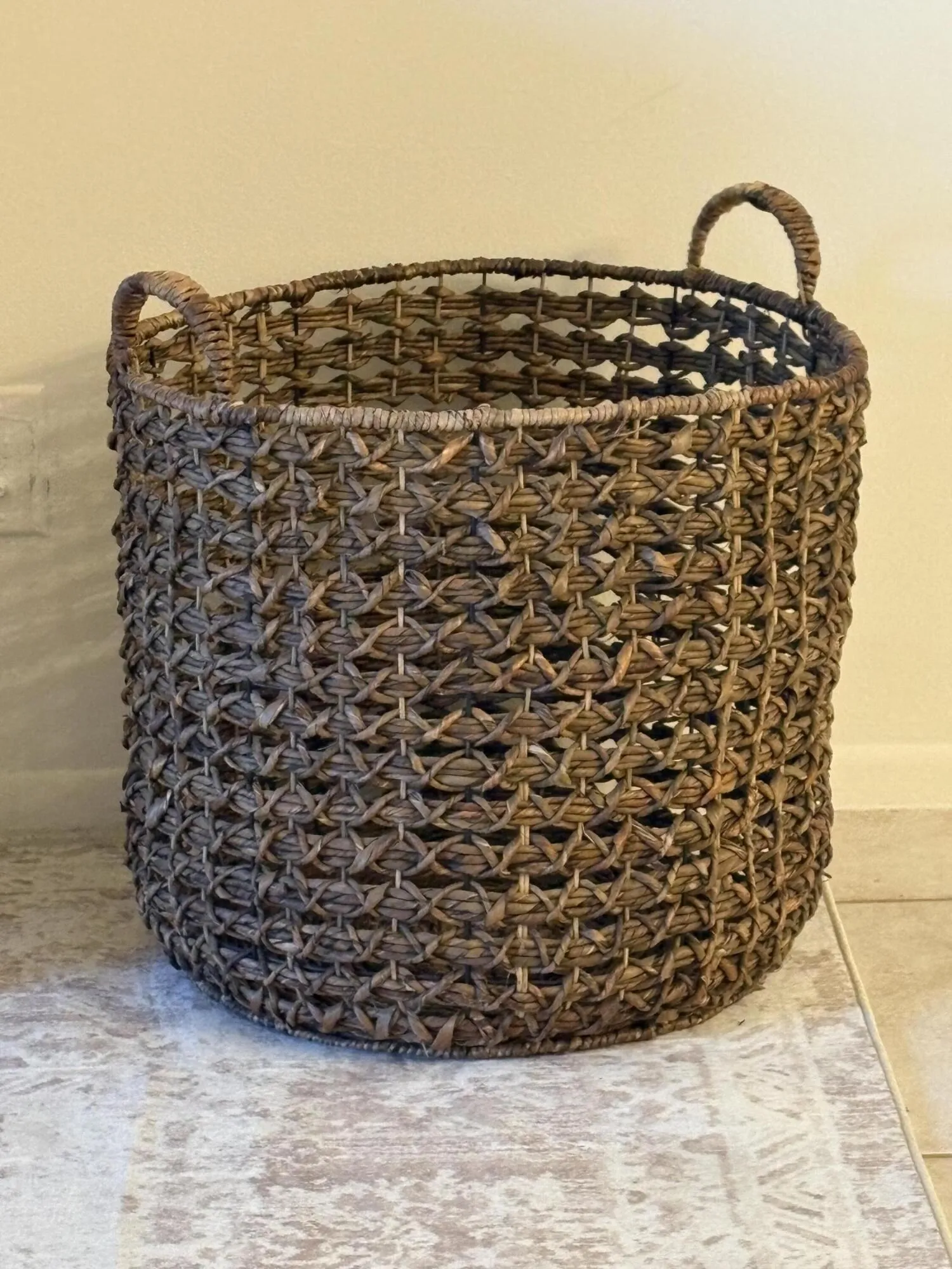 Basket in living room