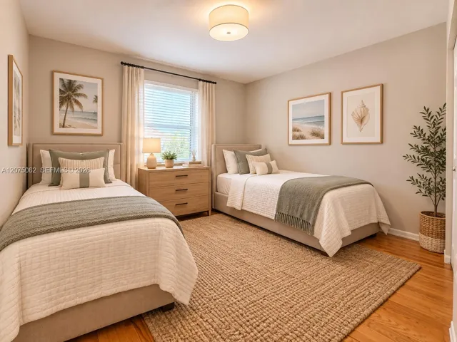 2rd Bedroom Virtually staged.