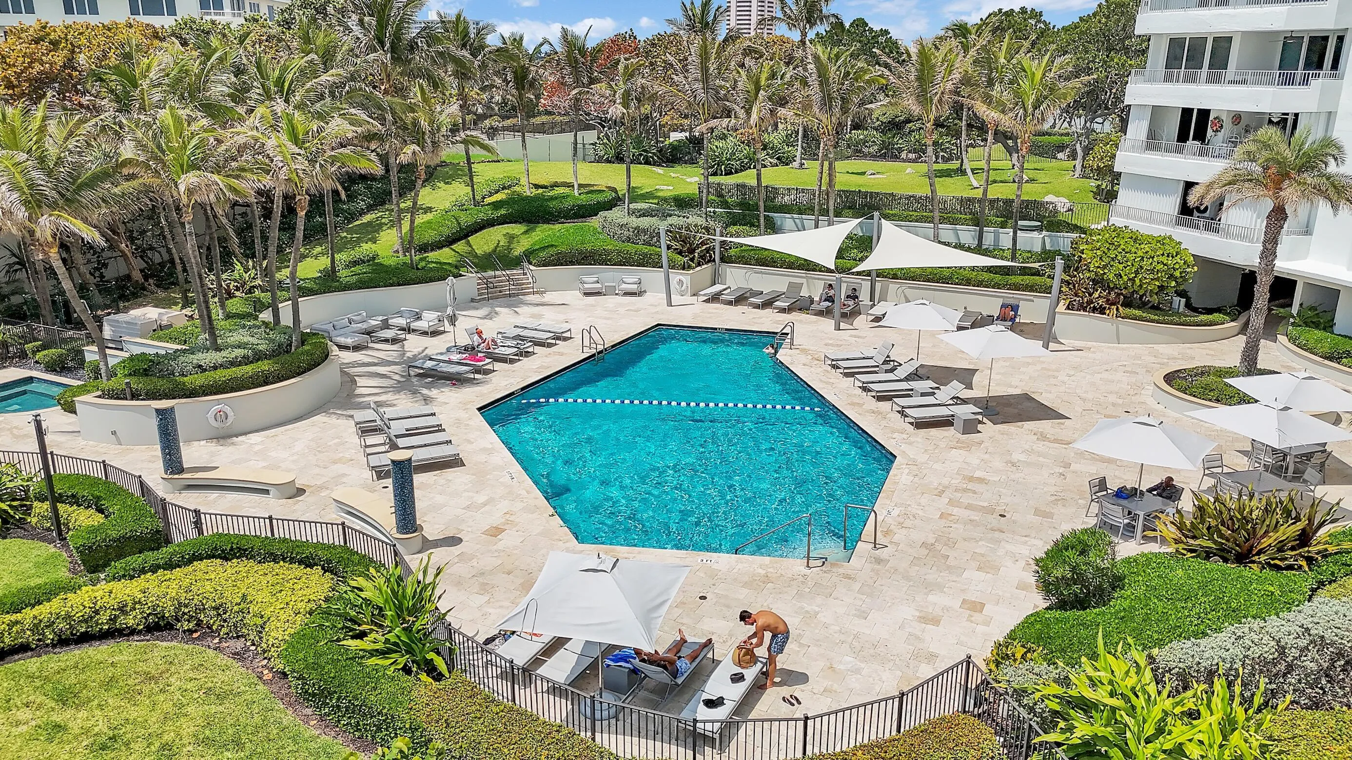 South pool