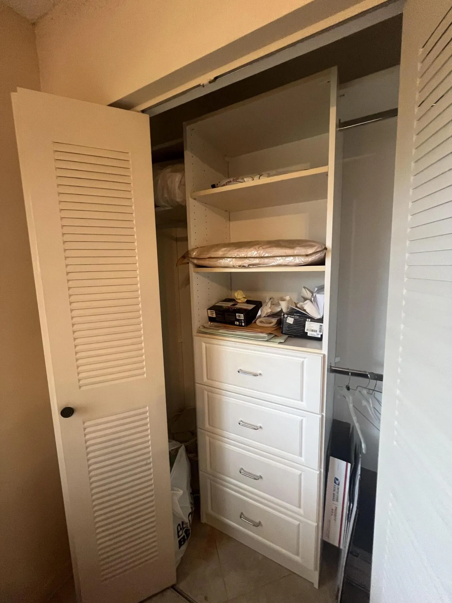 2nd bedroom closet built out