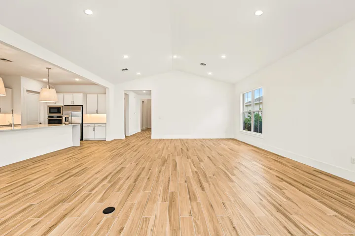 Kitchen, Great Room & Dining Area