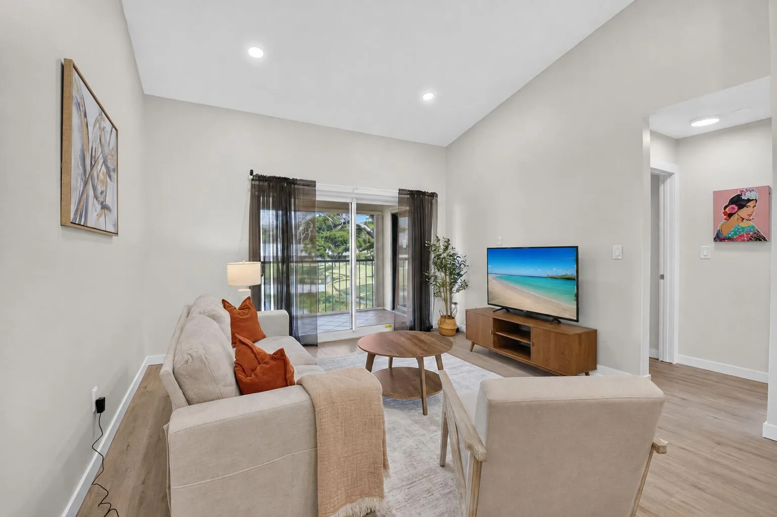 Living room-Partially Virtually Staged