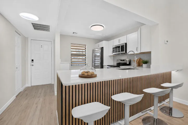 Kitchen -Partially Virtually Staged