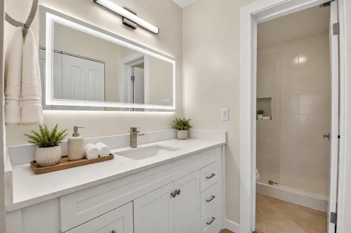Primary Bathoom -Partially Virtually Staged