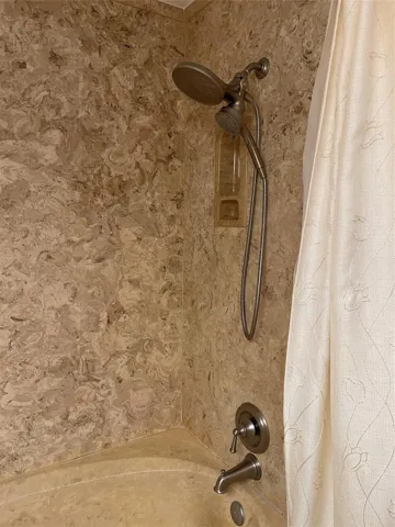 Master shower
