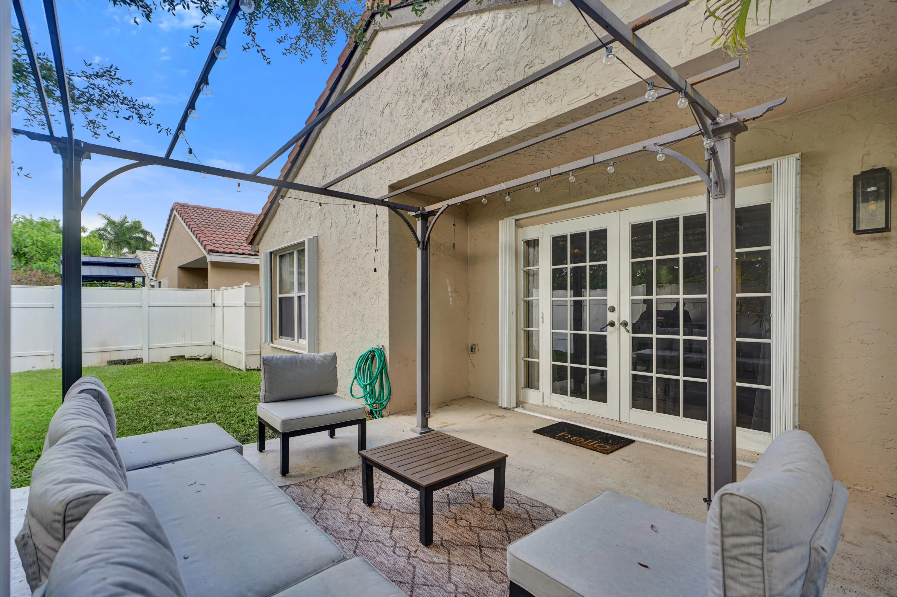 Back patio