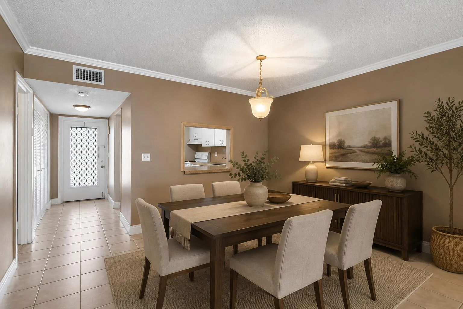 Staged Dining Room