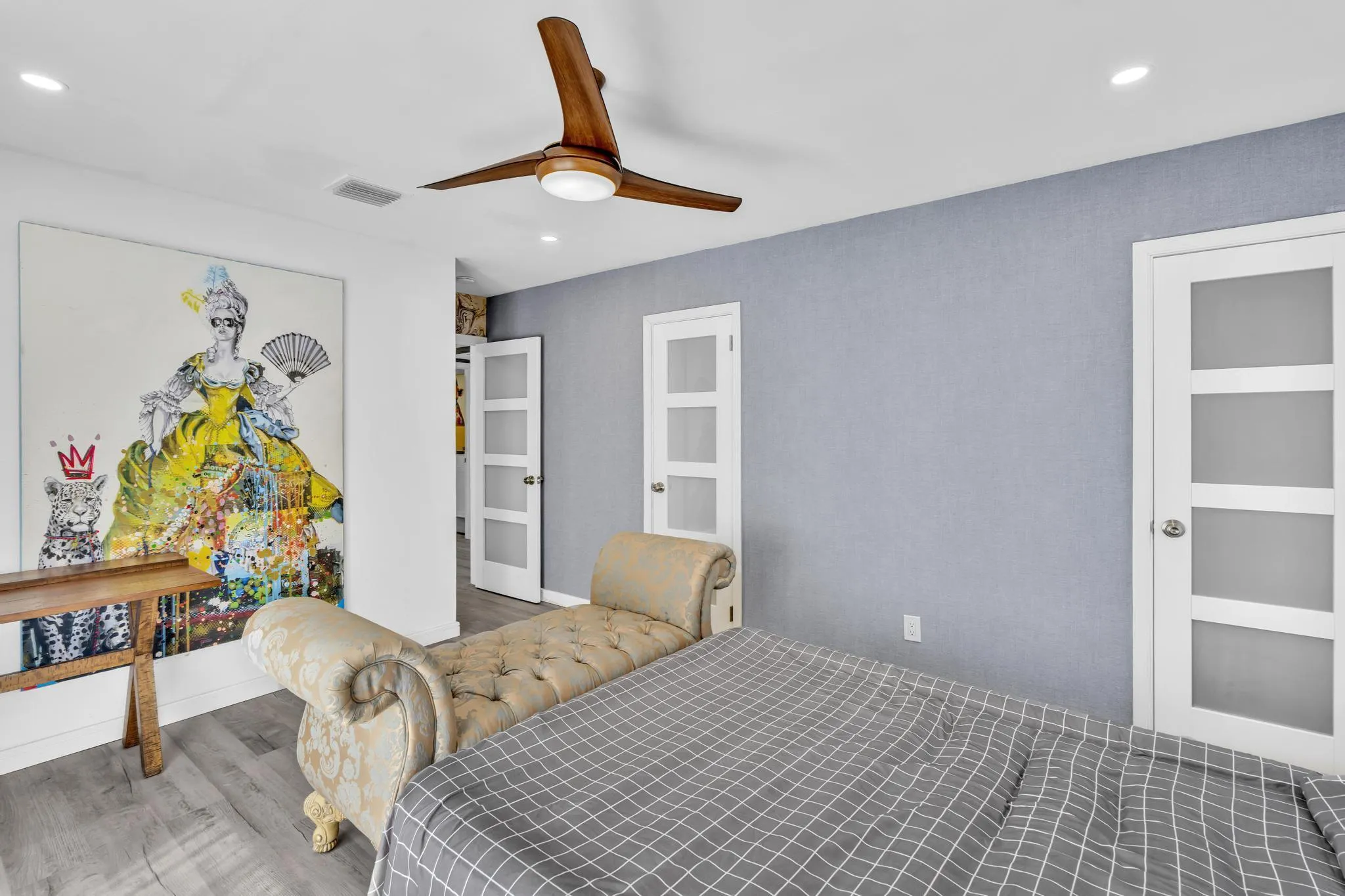 Third Bedroom with bathroom attached.