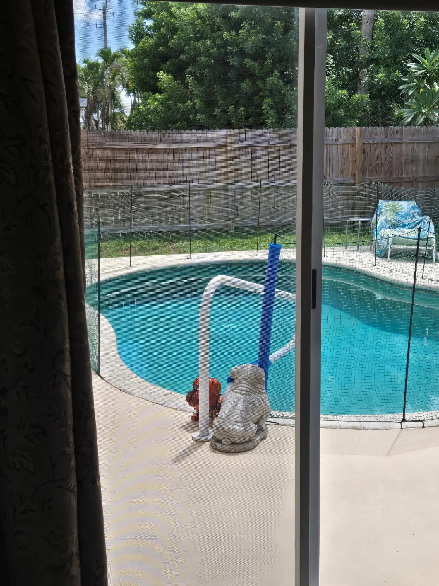Pool face East