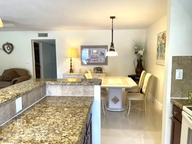Dining area view