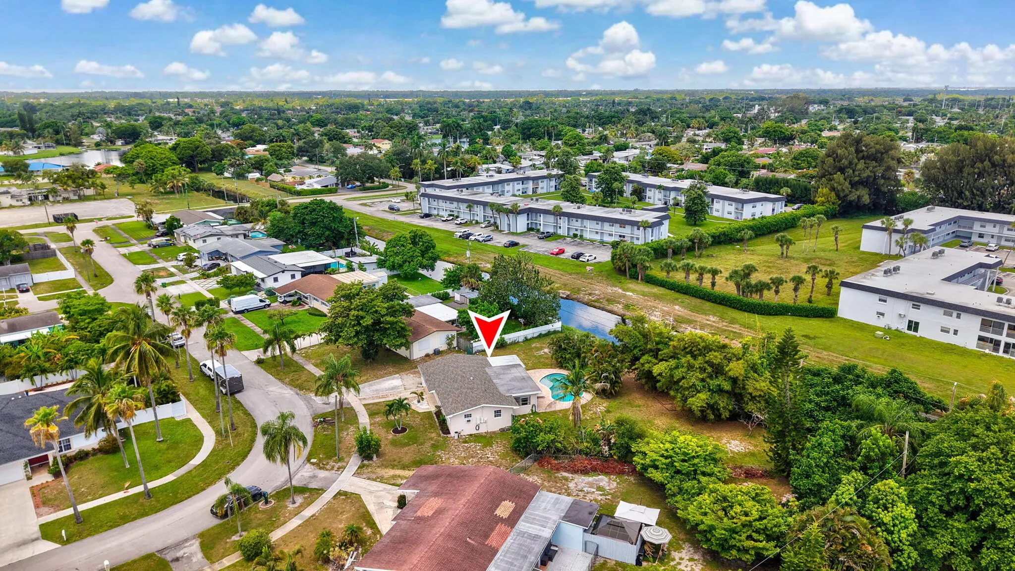 Oversized lot just shy of a half an acre on the water